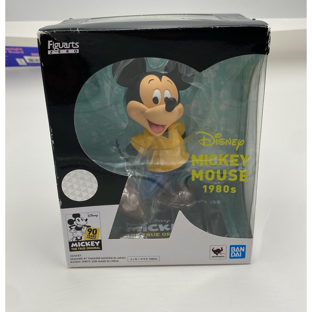 Bandai Figuarts Zero: Disney - Mickey Mouse 1980s Vinyl Figure *damaged Box*